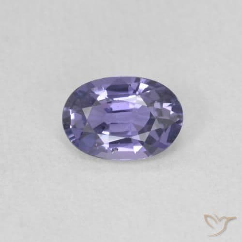 0.56ct Dark Bluish Purple Sapphire, Oval Cut, 5.9x4.1 mm