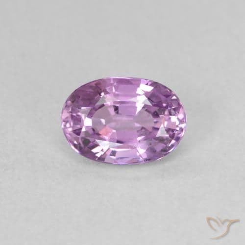 0.73ct Medium Pinkish Purple Sapphire, Oval Cut, 6x4.2 mm
