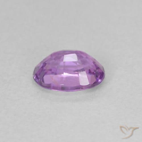 0.73ct Medium Pinkish Purple Sapphire, Oval Cut, 6x4.2 mm