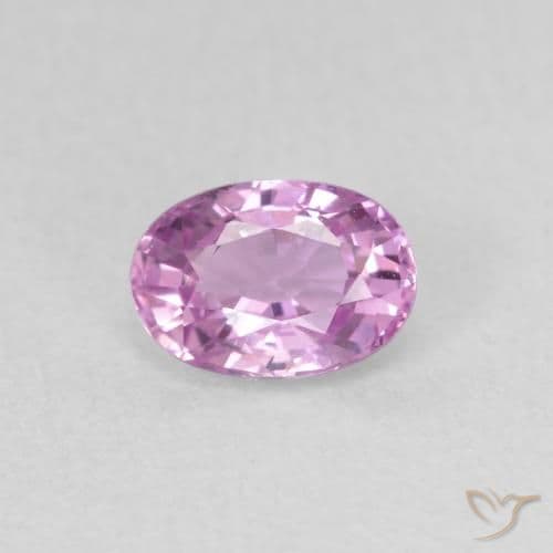 0.73ct Medium Light-Purple Sapphire, Oval Cut, 6x4.2 mm