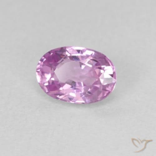 0.73ct Medium Light-Purple Sapphire, Oval Cut, 6x4.2 mm