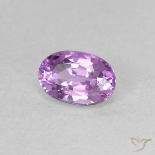 0.76ct Electric Purple Sapphire, Oval Cut, 6.1x4.1 mm