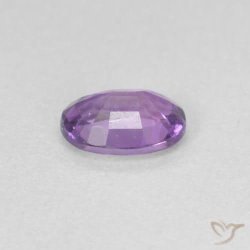 0.63ct Natural Deep Violet Sapphire, Oval Cut, 5.9x4.1 mm