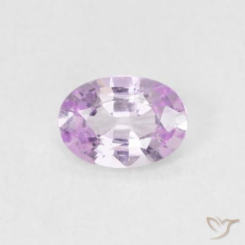 0.54ct Very Light Royal Pink Sapphire, Oval Cut, 5.9x4.2 mm