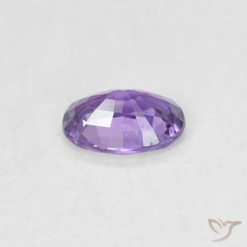 0.45ct Bright Grape Violet Sapphire, Oval Cut, 5.6x3.9 mm