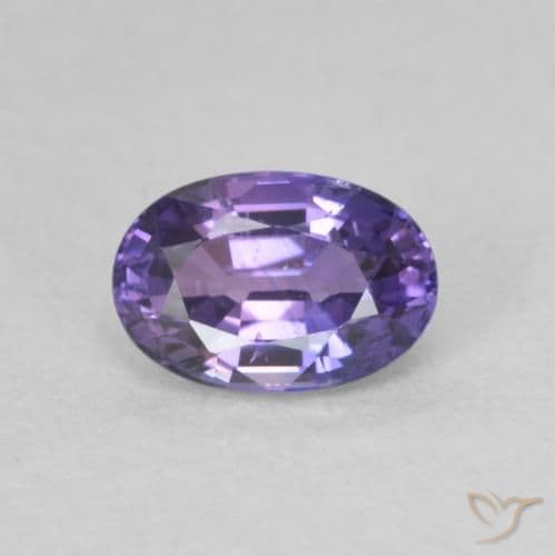 0.73ct Natural Deep Violet Sapphire, Oval Cut, 6.1x4.1 mm