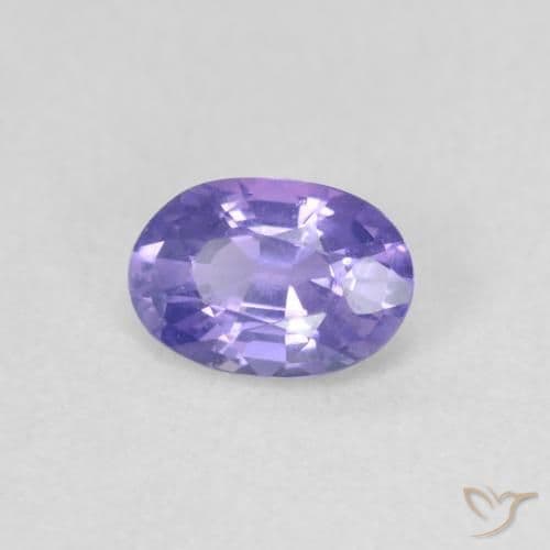 0.52ct Natural Deep Purple Sapphire, Oval Cut, 5.7x4 mm