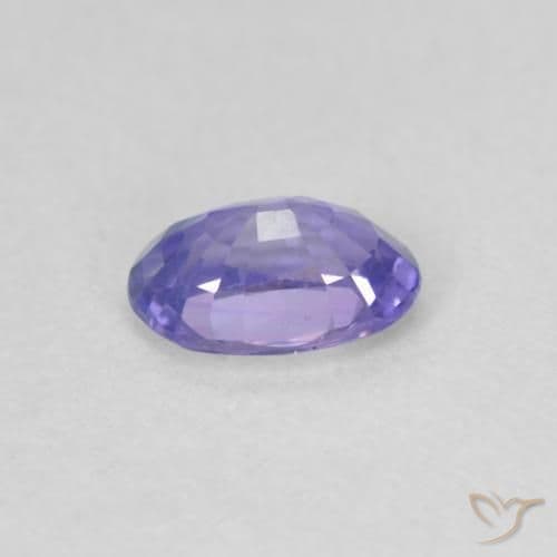 0.52ct Natural Deep Purple Sapphire, Oval Cut, 5.7x4 mm