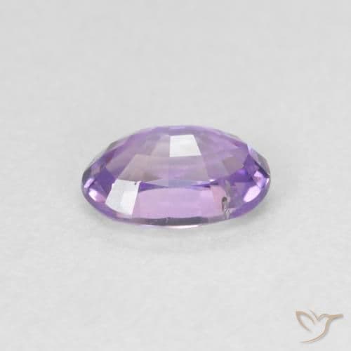 0.60ct Natural Deep Violet Sapphire, Oval Cut, 5.9x4 mm