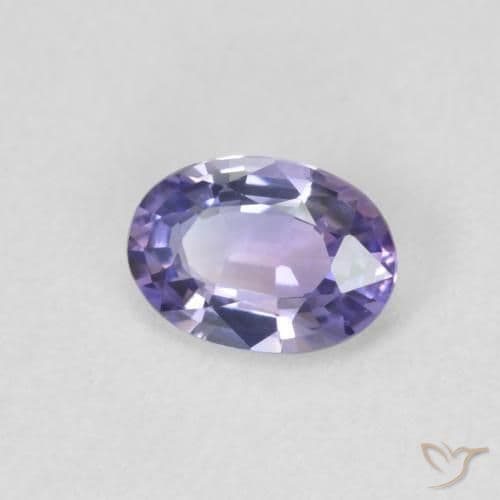 0.56ct Natural Medium Violet Sapphire, Oval Cut, 5.9x4.2 mm