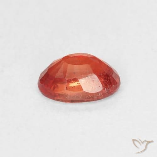 0.64ct Natural Medium Red Sapphire, Oval Cut, 6x4 mm