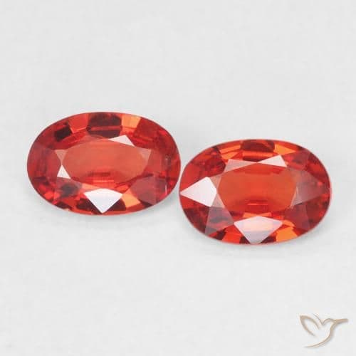 0.95ct Bright Crimson Red Sapphire, Oval Cut, 6x4.1 mm