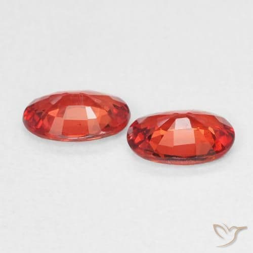 0.95ct Bright Crimson Red Sapphire, Oval Cut, 6x4.1 mm