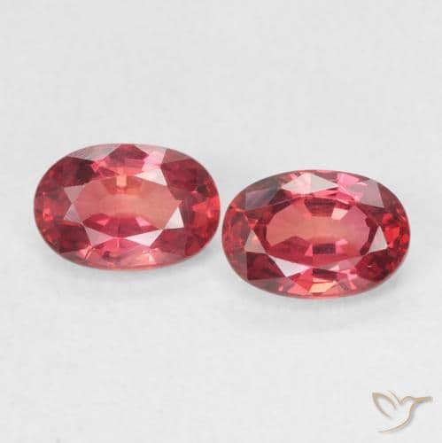 1.34ct Natural Deep Crimson Sapphire, Oval Cut, 6.1x4.2 mm