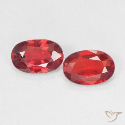 1.06ct Natural Medium Red Sapphire, Oval Cut, 6x3.9 mm