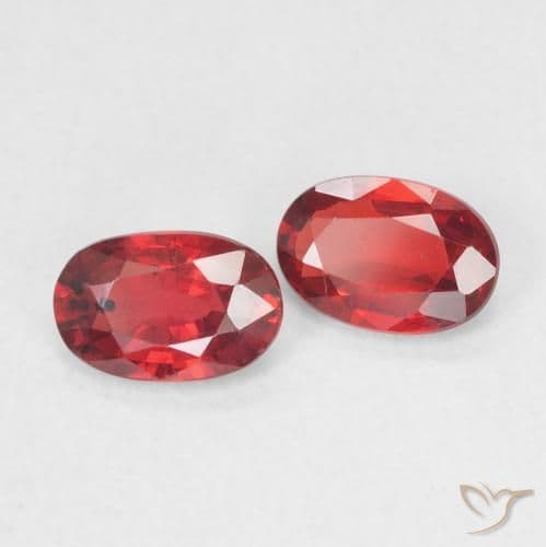1.06ct Natural Medium Red Sapphire, Oval Cut, 6x3.9 mm