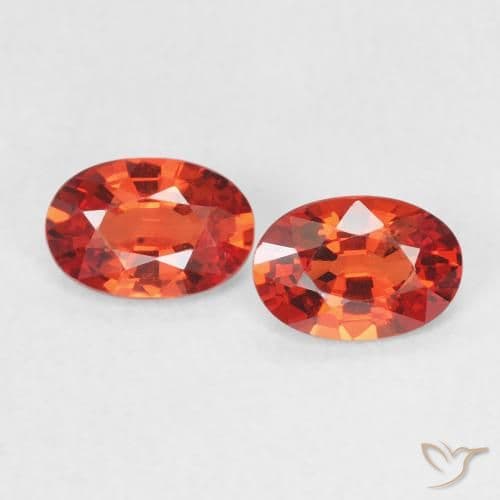 0.98ct Bright Crimson Red Sapphire, Oval Cut, 5.9x4 mm