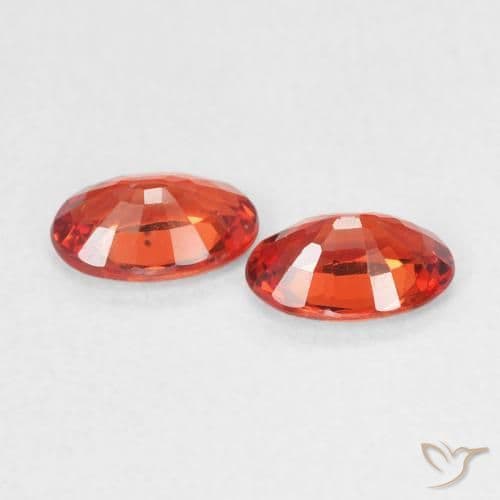 0.98ct Bright Crimson Red Sapphire, Oval Cut, 5.9x4 mm