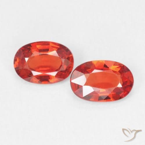 0.96ct Natural Intense Red Sapphire, Oval Cut, 6.1x4 mm
