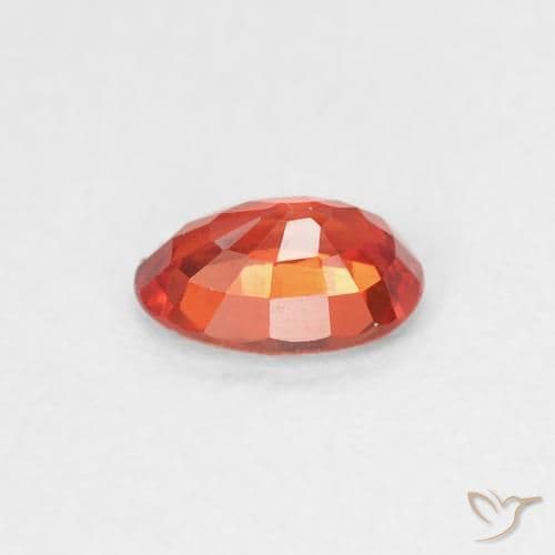 0.56ct Natural Medium Red Sapphire, Oval Cut, 5.9x4 mm