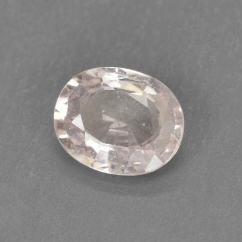 0.50ct Natural Light Pink Sapphire, Oval Cut, 5.3x4.3 mm