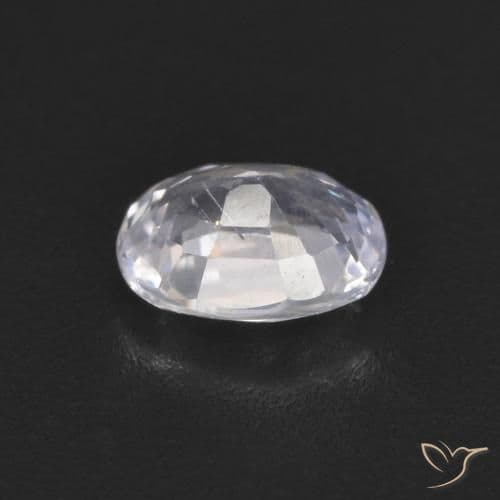 0.52ct Natural Bluish White Sapphire, Oval Cut, 5.3x4 mm