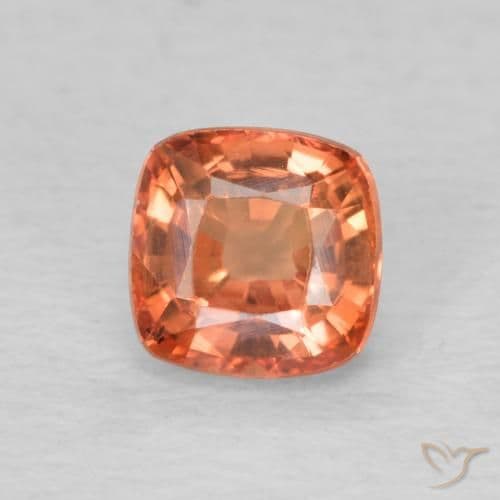 1.47ct Natural Merlot Red Sapphire, Cushion Cut, 8.5x6.2 mm