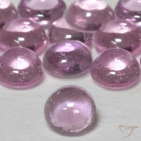 0.07ct Light Royal Purple Pink Sapphire, Round Cut, 2.35 mm