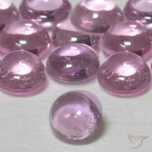 0.07ct Light Royal Purple Pink Sapphire, Round Cut, 2.35 mm