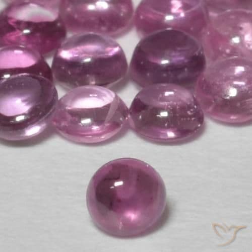 0.10ct Natural Medium Purple Sapphire, Round Cut, 2.45 mm