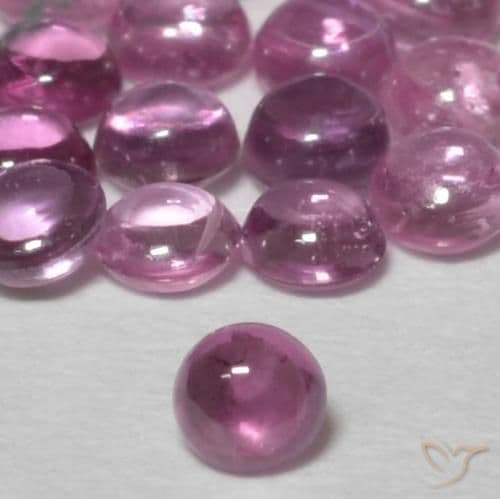 0.10ct Natural Medium Purple Sapphire, Round Cut, 2.45 mm