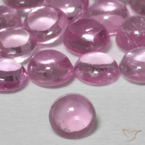 0.09ct Natural Light Pink Sapphire, Round Cut, 2.55 mm