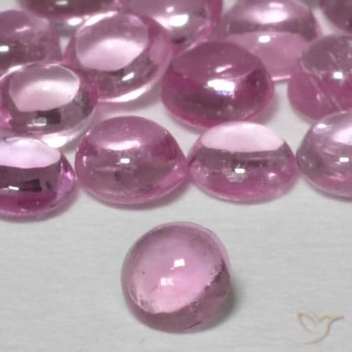 0.09ct Natural Light Pink Sapphire, Round Cut, 2.55 mm