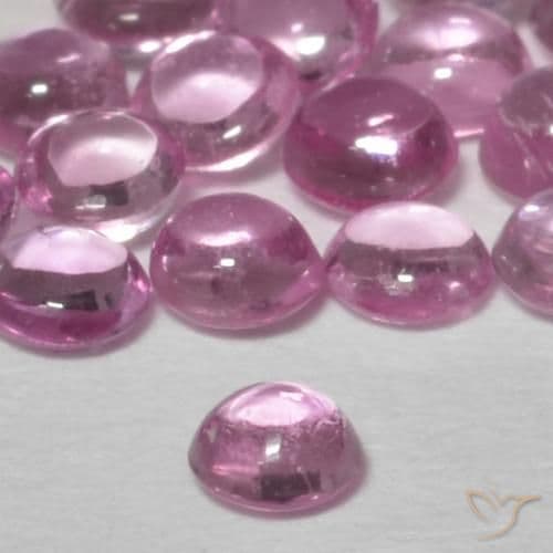 0.09ct Natural Light Pink Sapphire, Round Cut, 2.55 mm