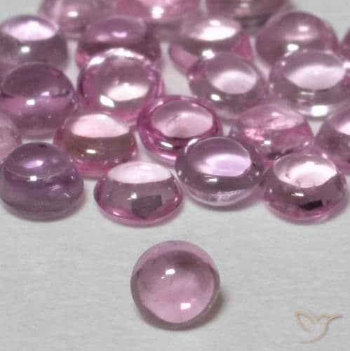 0.11ct Light Royal Purple Pink Sapphire, Round Cut, 2.64 mm