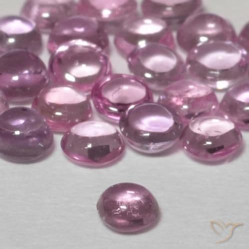 0.11ct Light Royal Purple Pink Sapphire, Round Cut, 2.64 mm