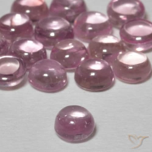 0.30ct Light Bubblegum Pink Sapphire, Round Cut, 3.56 mm