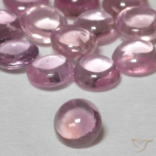 0.28ct Natural Light Pink Sapphire, Round Cut, 3.73 mm