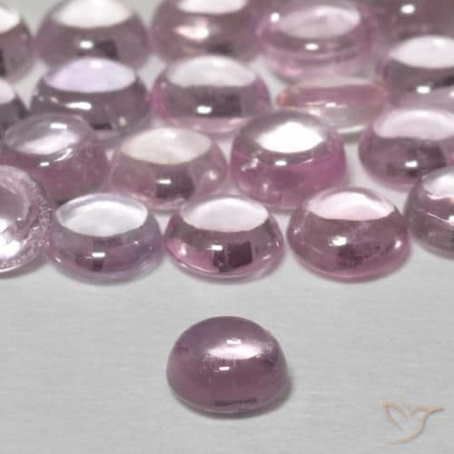 0.27ct Natural Lavender Pink Sapphire, Round Cut, 3.68 mm