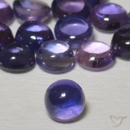 0.26ct Natural Pink Violet Sapphire, Round Cut, 3.48 mm