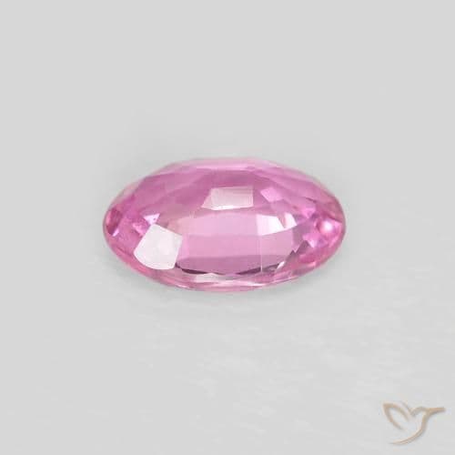 0.62ct Natural Medium Pink Sapphire, Oval Cut, 6.2x4.6 mm