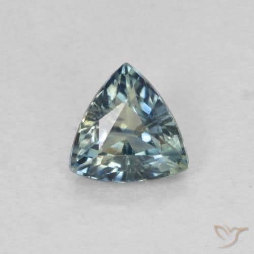 0.51ct Natural Teal Sapphire, Trillion, 5.1x4.8 mm