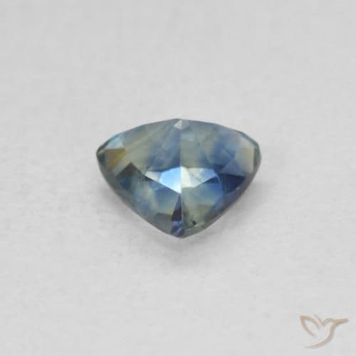 0.51ct Natural Teal Sapphire, Trillion, 5.1x4.8 mm