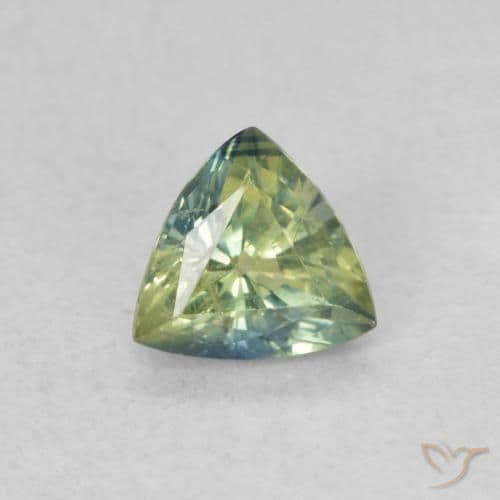 0.51ct Natural Teal Sapphire, Trillion, 5.1x4.8 mm