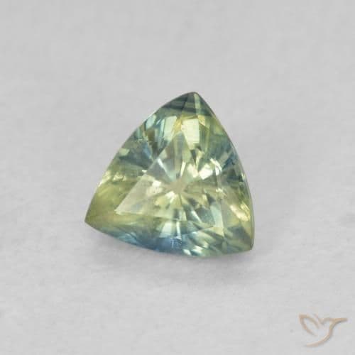 0.54ct Natural Multicolor Sapphire, Trillion, 5x4.8 mm