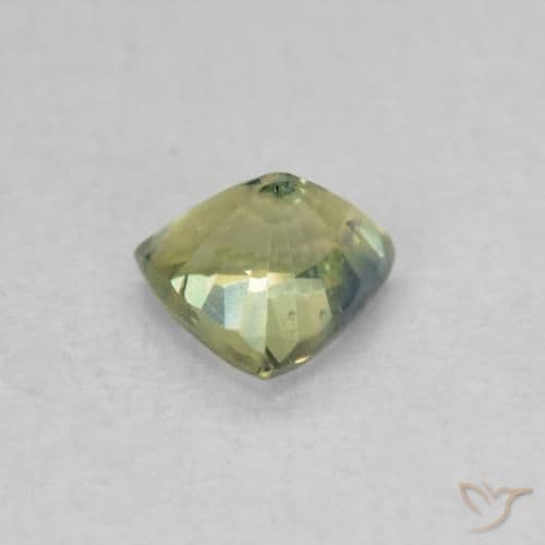 0.54ct Natural Multicolor Sapphire, Trillion, 5x4.8 mm