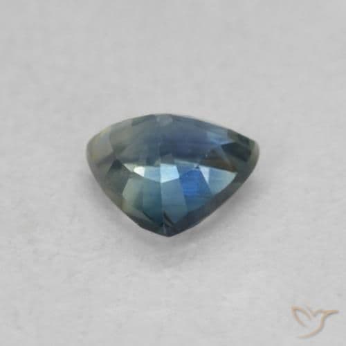 0.33ct Natural Teal Sapphire, Trillion, 4.3x4.2 mm