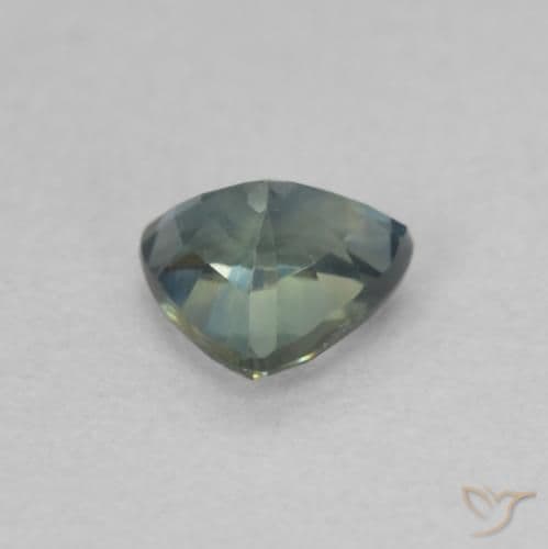 0.48ct Natural Teal Sapphire, Trillion, 4.8x4.6 mm