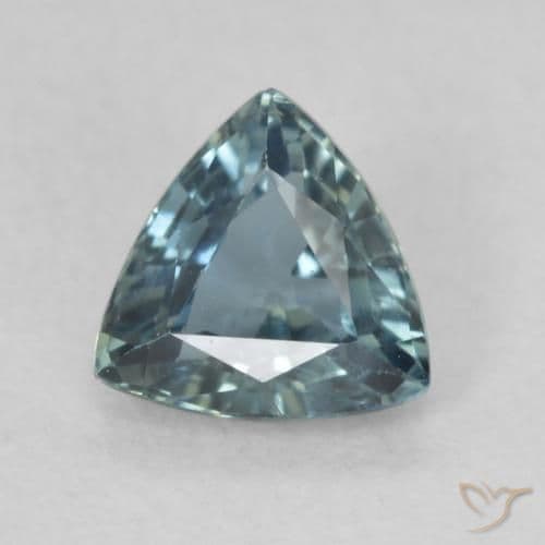 0.54ct Natural Teal Sapphire, Trillion, 4.8x4.6 mm