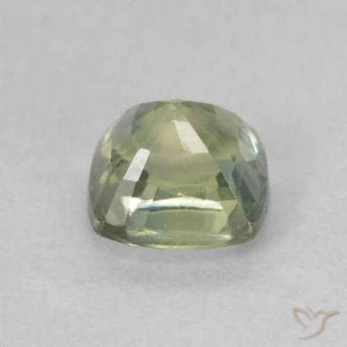 0.65ct Natural Multicolor Sapphire, Cushion Cut, 4.5x4.5 mm